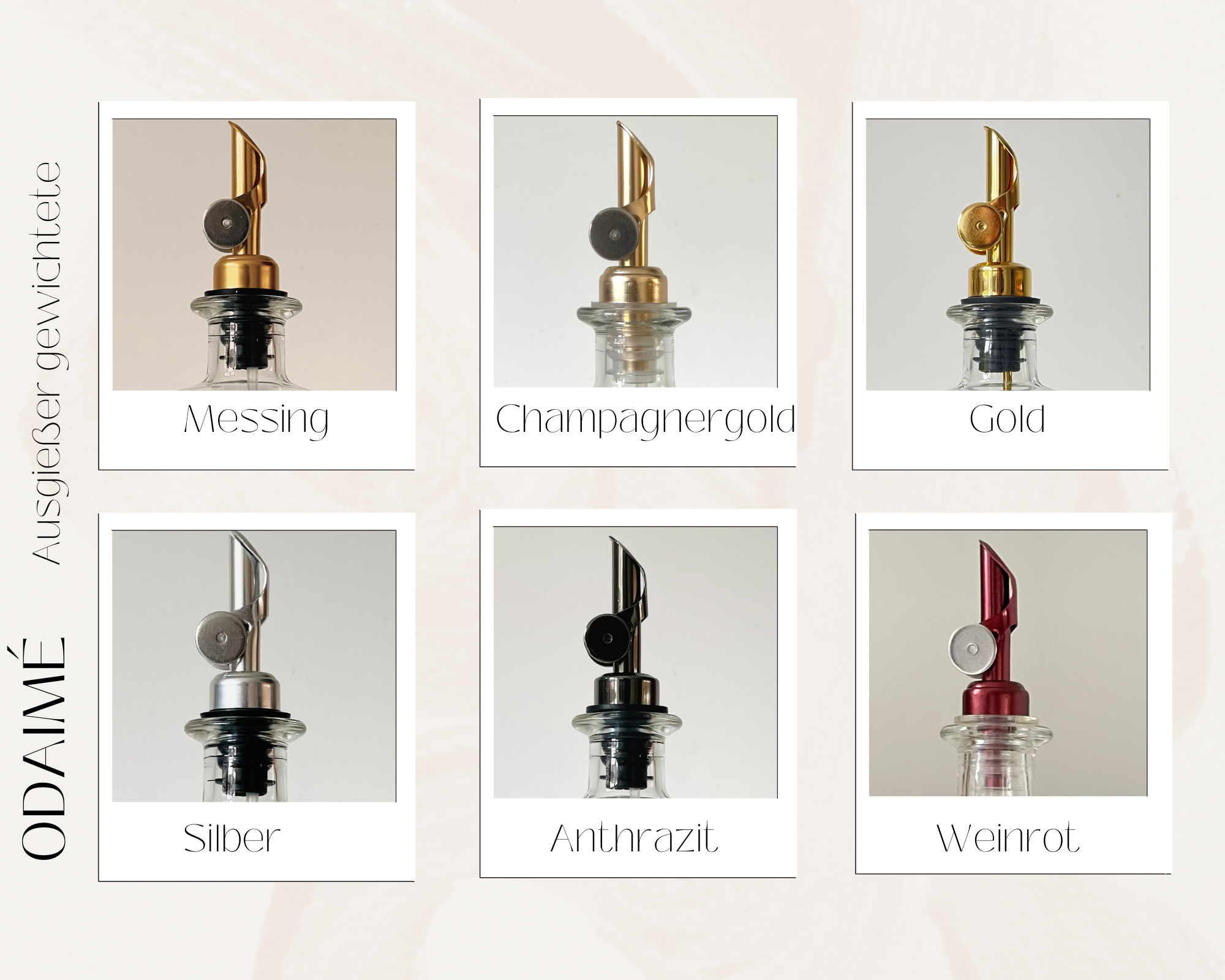 Perfekt unperfekt - DEA Öl- und Essigspender geeist matt 500ml