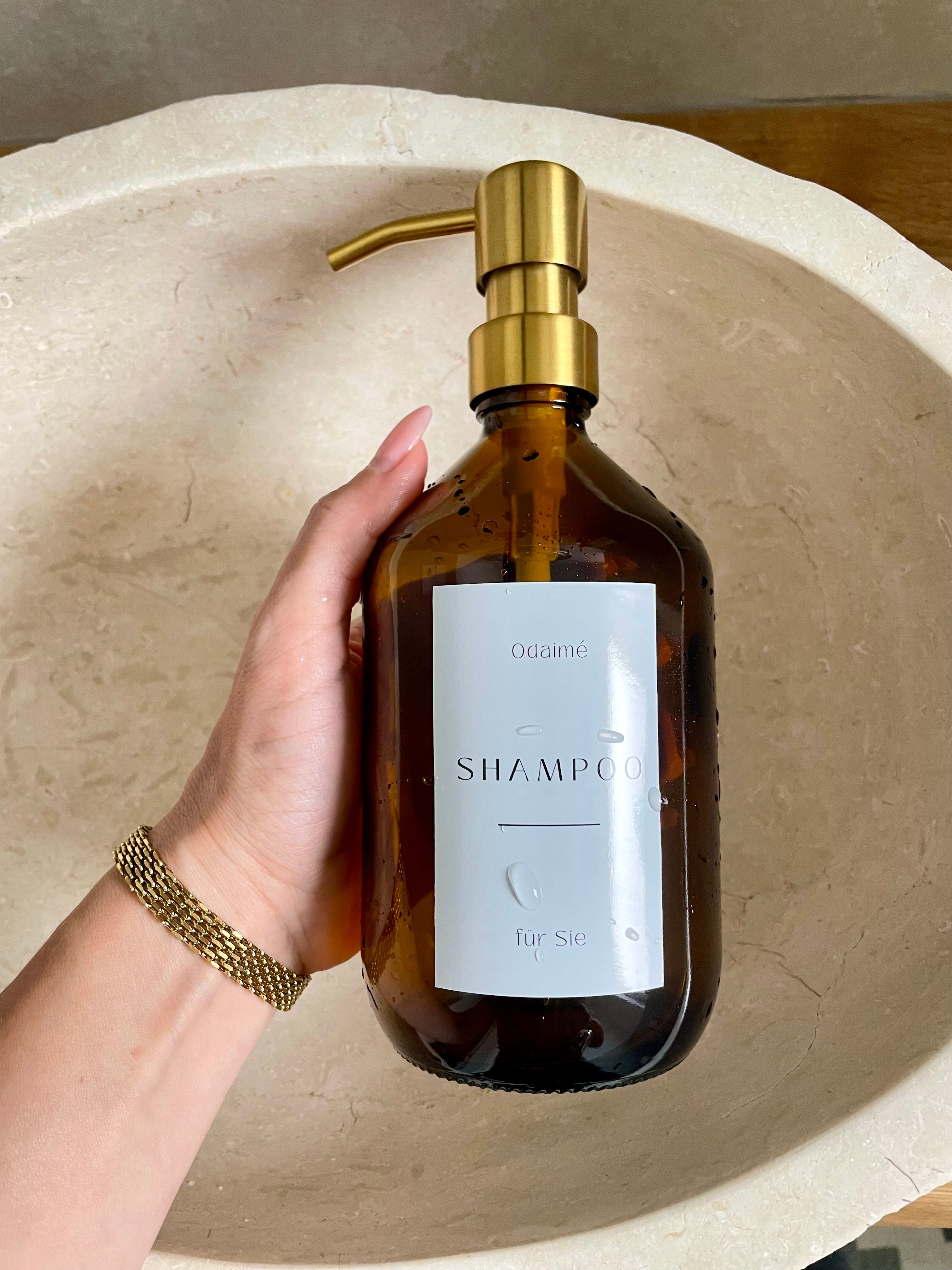 DONIK - Vintage Spenderflaschen mit Edelstahlpumpe im Hotelstil