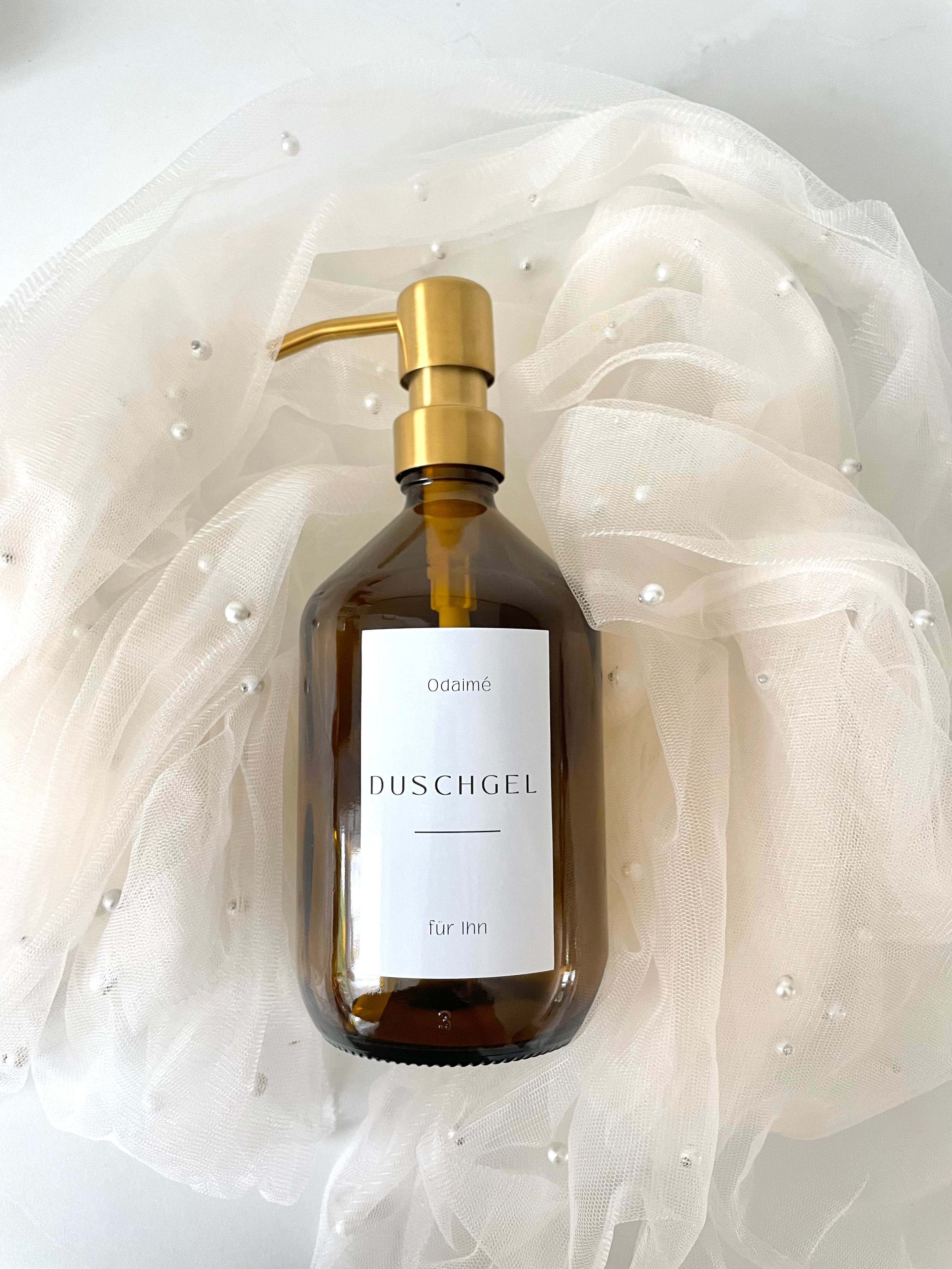 DONIK - Vintage Spenderflaschen mit Edelstahlpumpe im Hotelstil