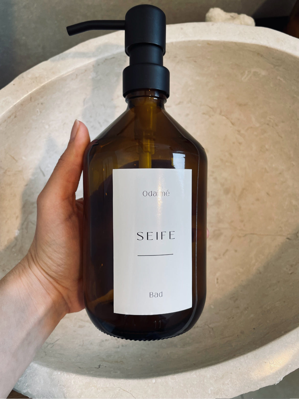 DONIK - Vintage Spenderflaschen mit Edelstahlpumpe im Hotelstil