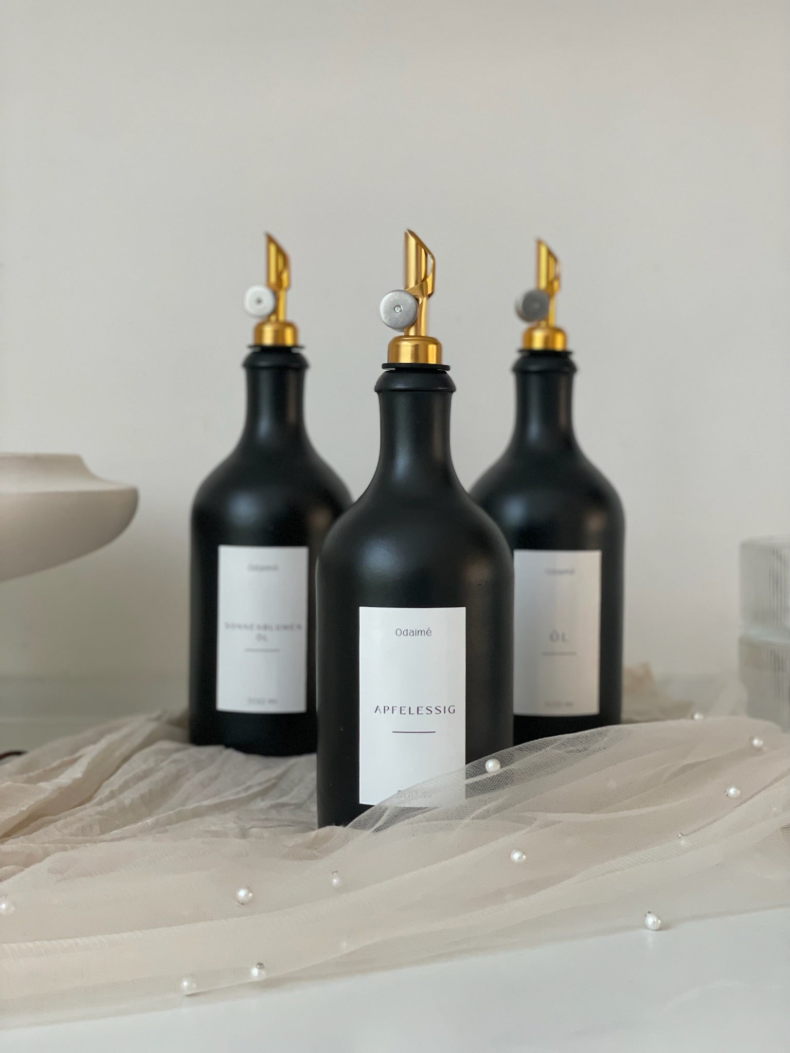 ADUAN - Keramik Ölspender 500 ml schwarz