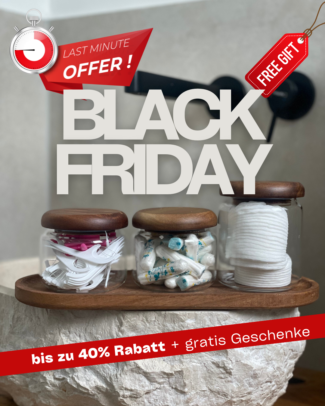 SOFIA - Vorratsgläser aus Glas mit Akazienholzdeckel – stilvoll & luftdich