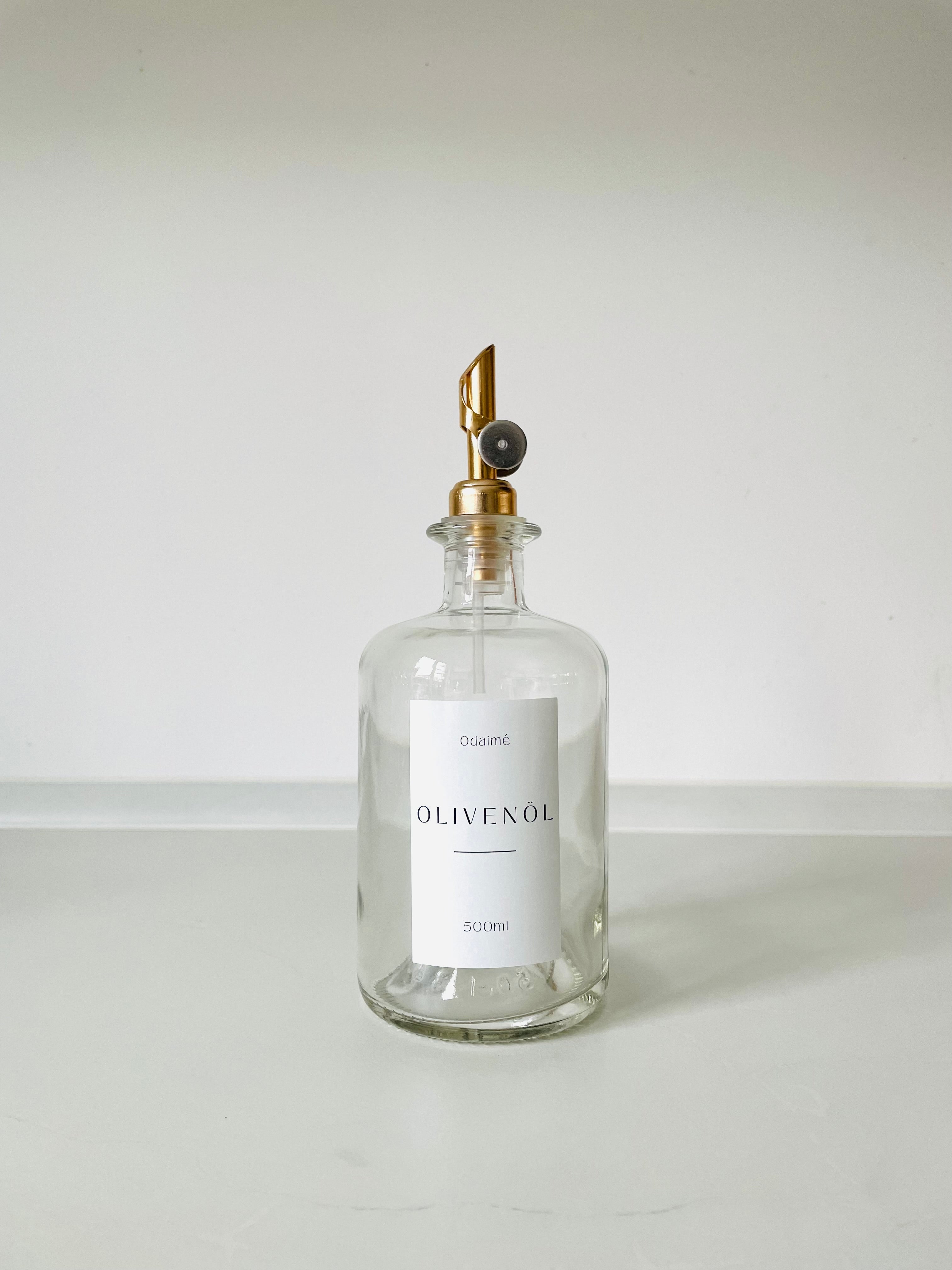 LUNA — Glas Ölspender (500 ml) — transparent