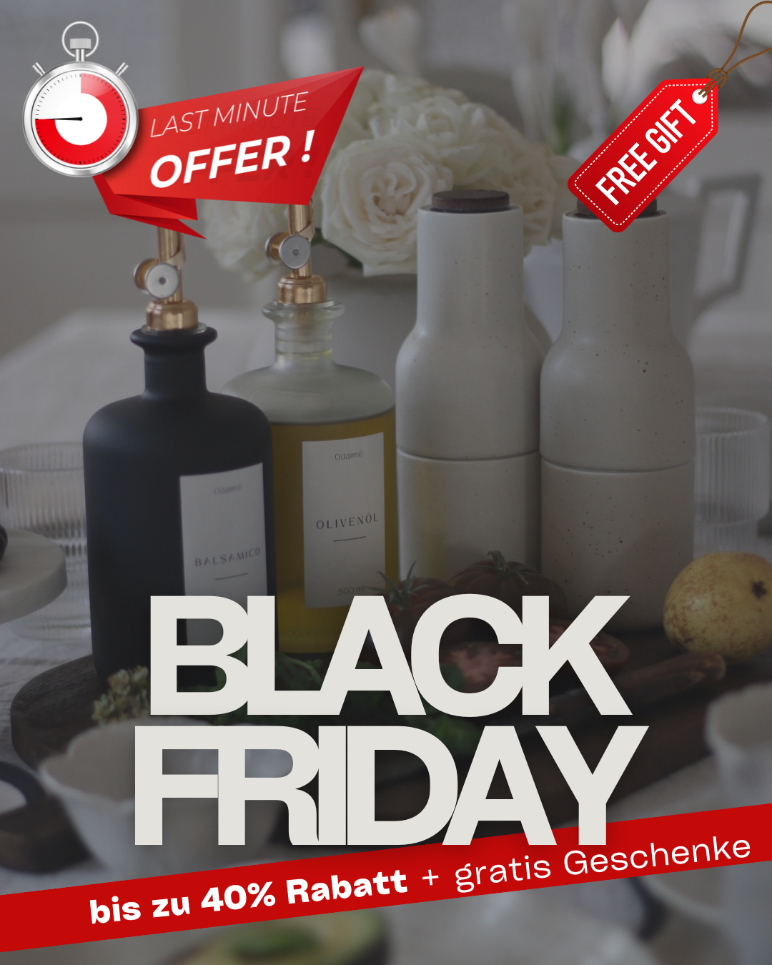 Perfekt unperfekt - DEA Öl- und Essigspender geeist matt 500ml