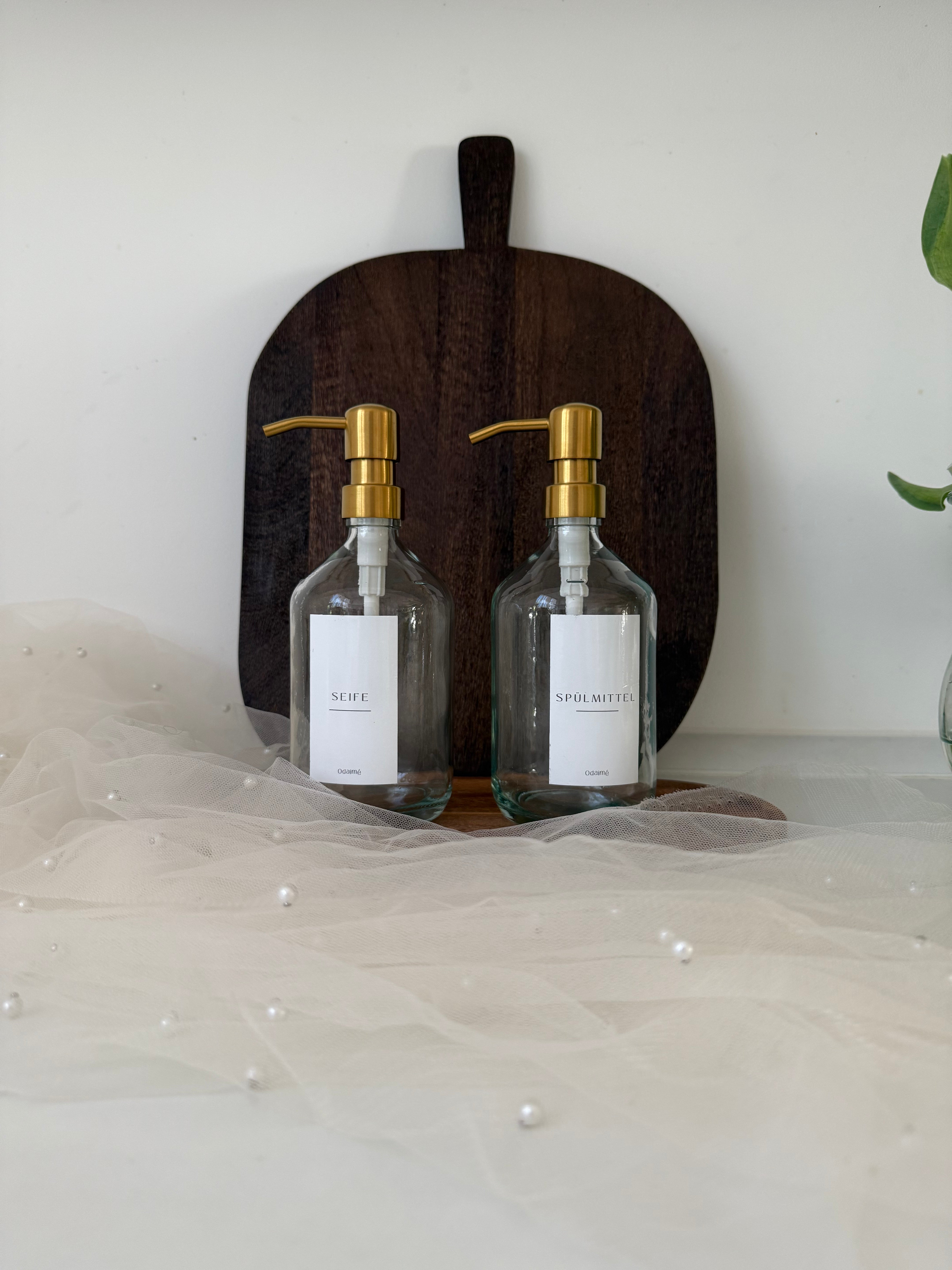 JON - Stylischer Seifenspender aus Glas – für ein Badezimmer oder eine Küche wie im Boutique-Hotel